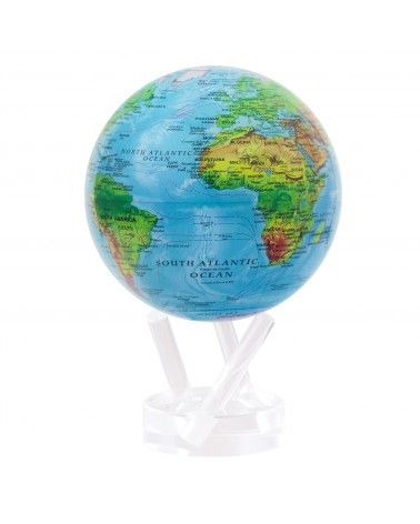 Mova globe 4.5 in - physical map with acrylic base