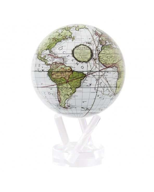 Mova globe 4.5 in - old political cassini map with acrylic base
