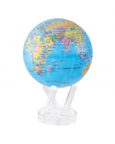 Mova globe 4.5 in - political map with acrylic base
