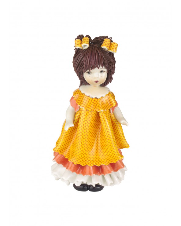 Standing micro doll orange
