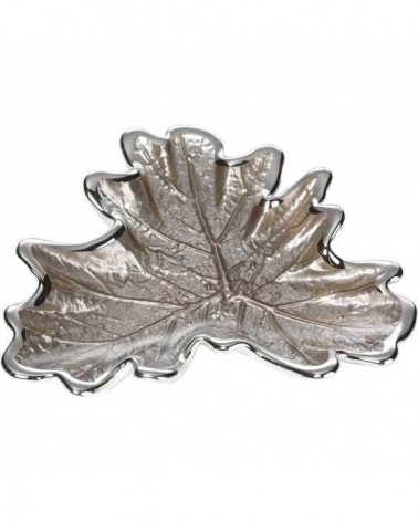 Foglia glass leaf shaped bowl