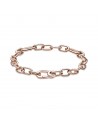 14k rose gold-plated link bracelet