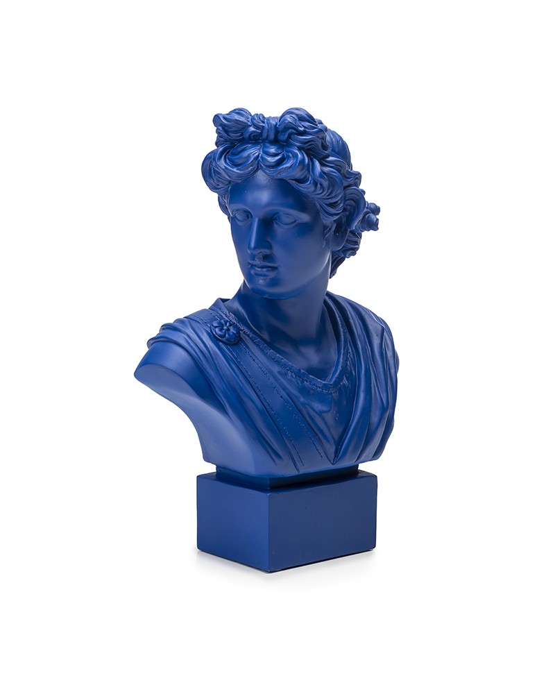 Busto Apollo blu