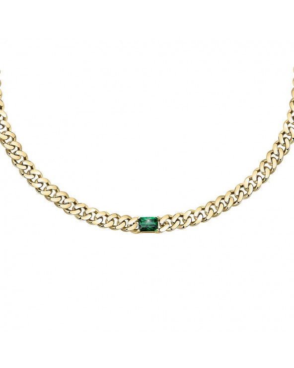 Collana Chain Oro e Verde 33 mm