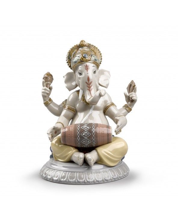 Figurina Ganesha con Mridangam