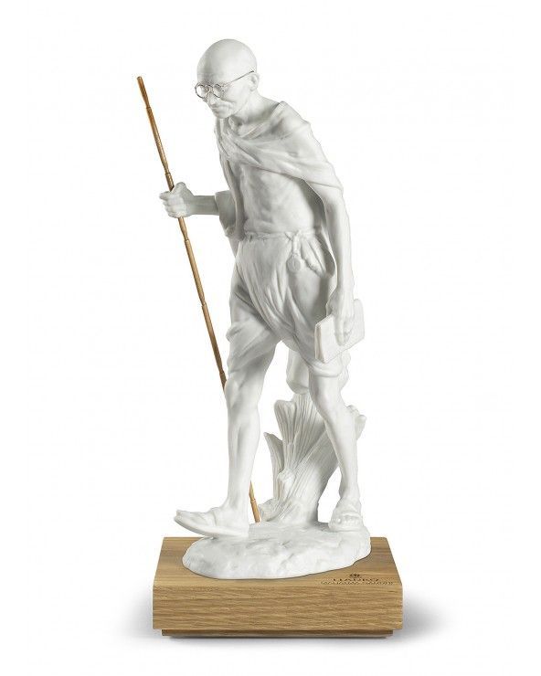Figurina Mahatma Gandhi. Bianco