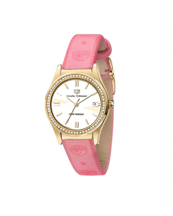 Contemporary Watch Yellow Gold and Pink 32 mm