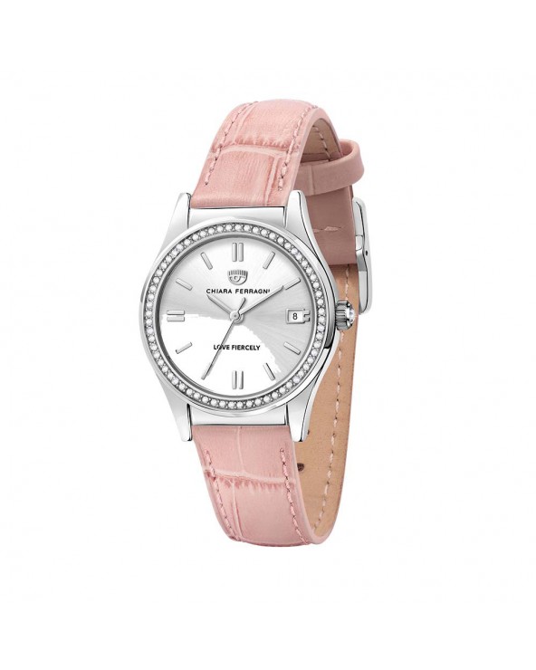 Contemporary Watch White and Pink 32 mm