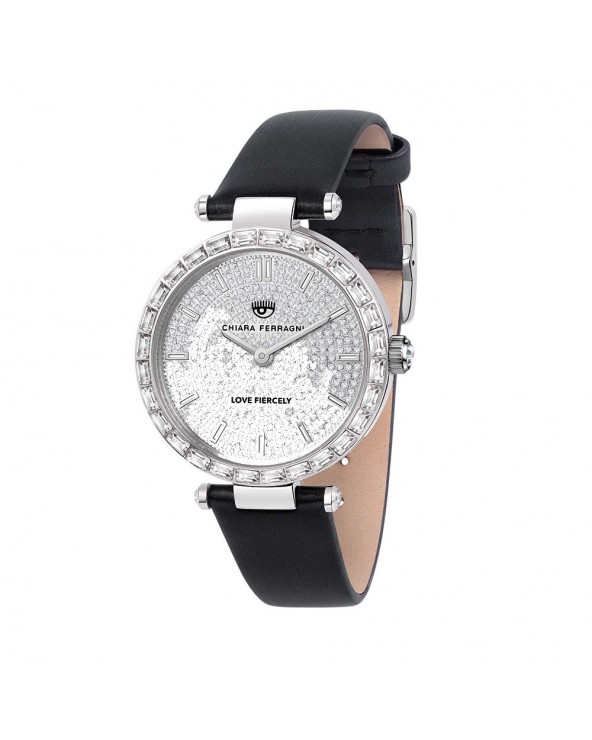 Lady Like Watch White and Black 34 mm