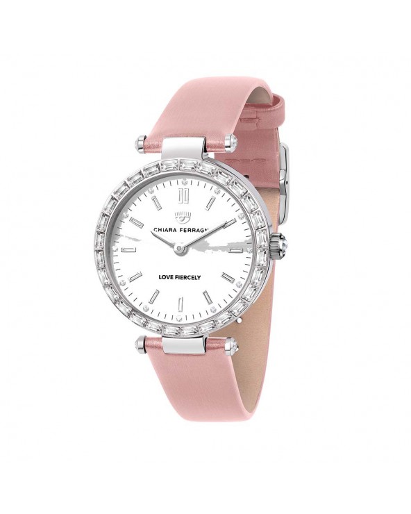 Lady Like Watch White and Pink 34 mm