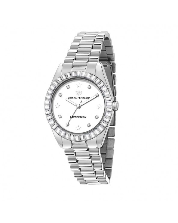 Everyday Watch Silver and White 34 mm
