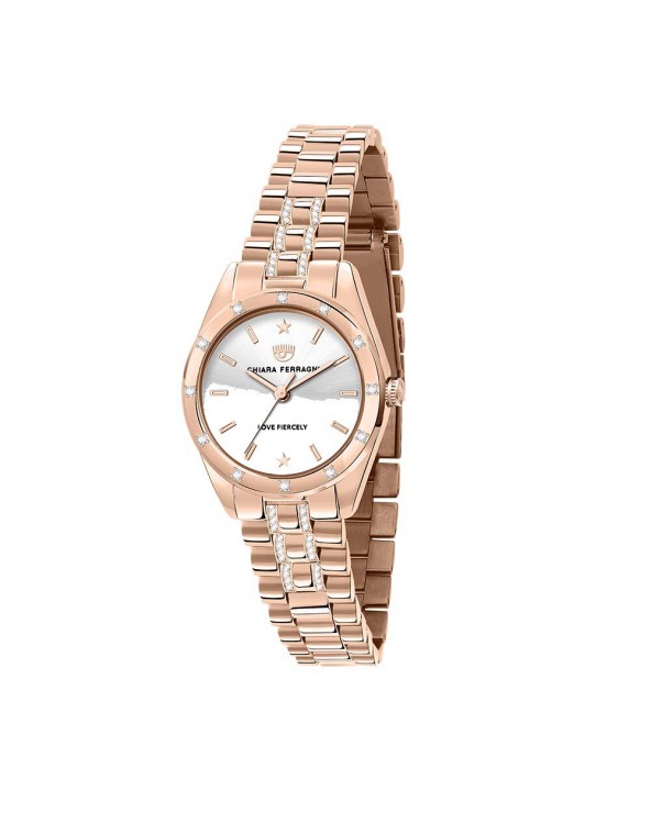 Everyday Watch Silver and Rose Gold 28 mm