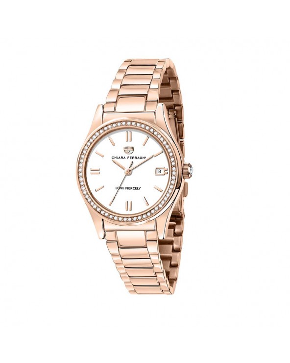 Contemporary Watch White and Rose Gold 32 mm