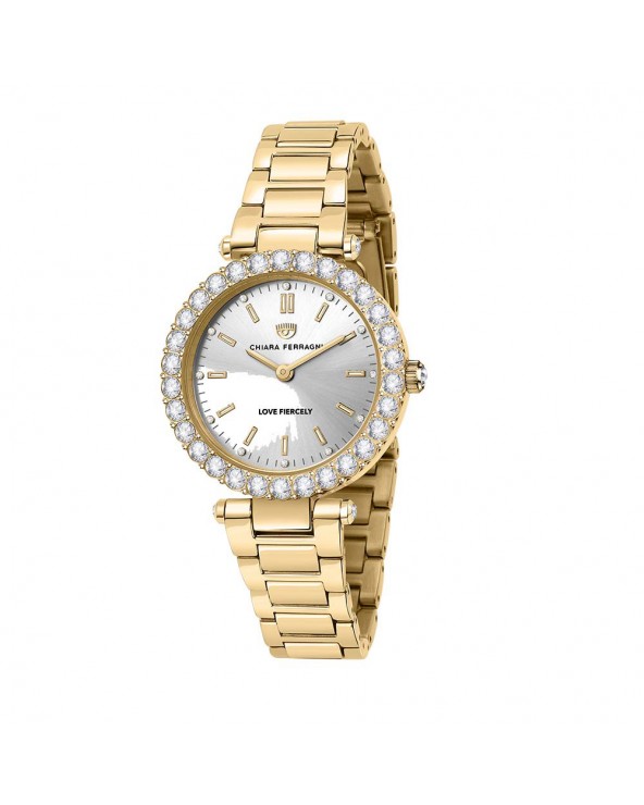 Lady Like Watch White and Yellow Gold 36 mm