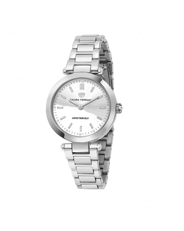 Lady Like Watch Silver and Stainless Steel 34 mm