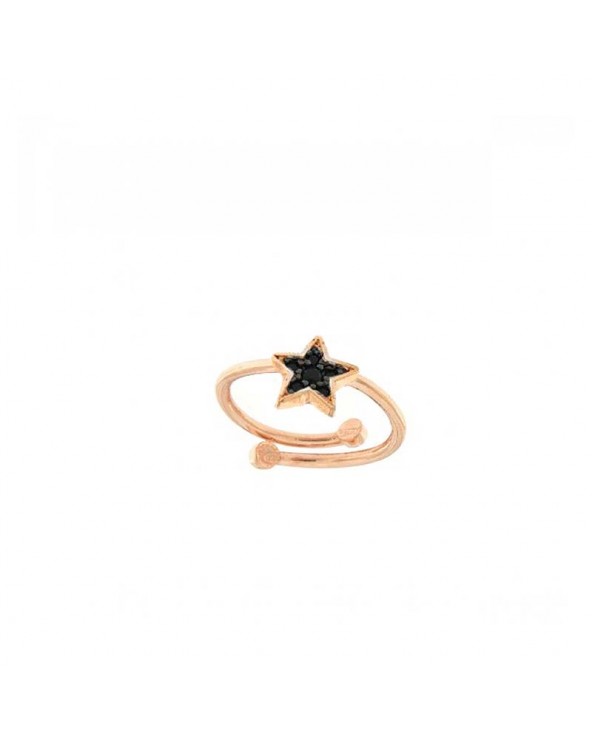 Black Star Open Ring