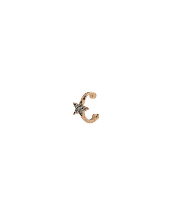 Earcuff - Star Subject in rose gold plated Silver