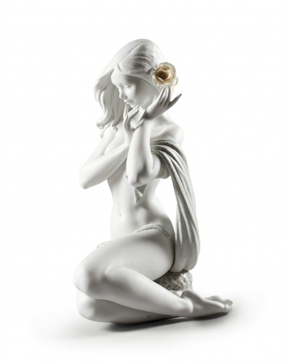 Figurina Donna Candida luce della luna. Bianco. Edizione limitata
