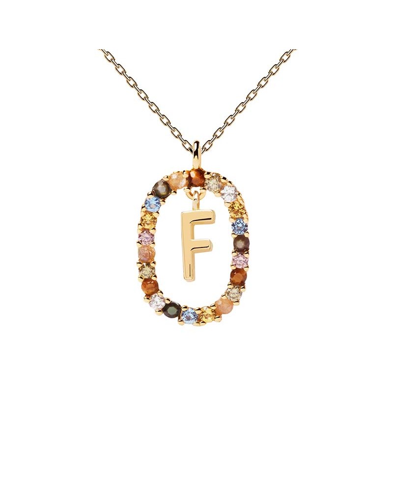 Necklace Letter F
