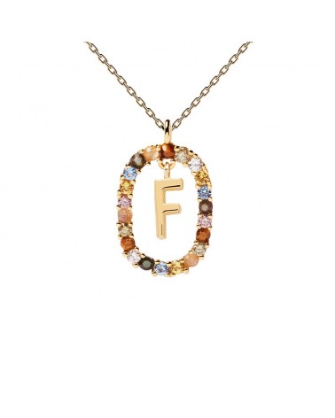 Necklace Letter F