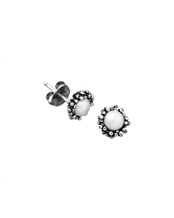 Anemone Mini Button Earrings