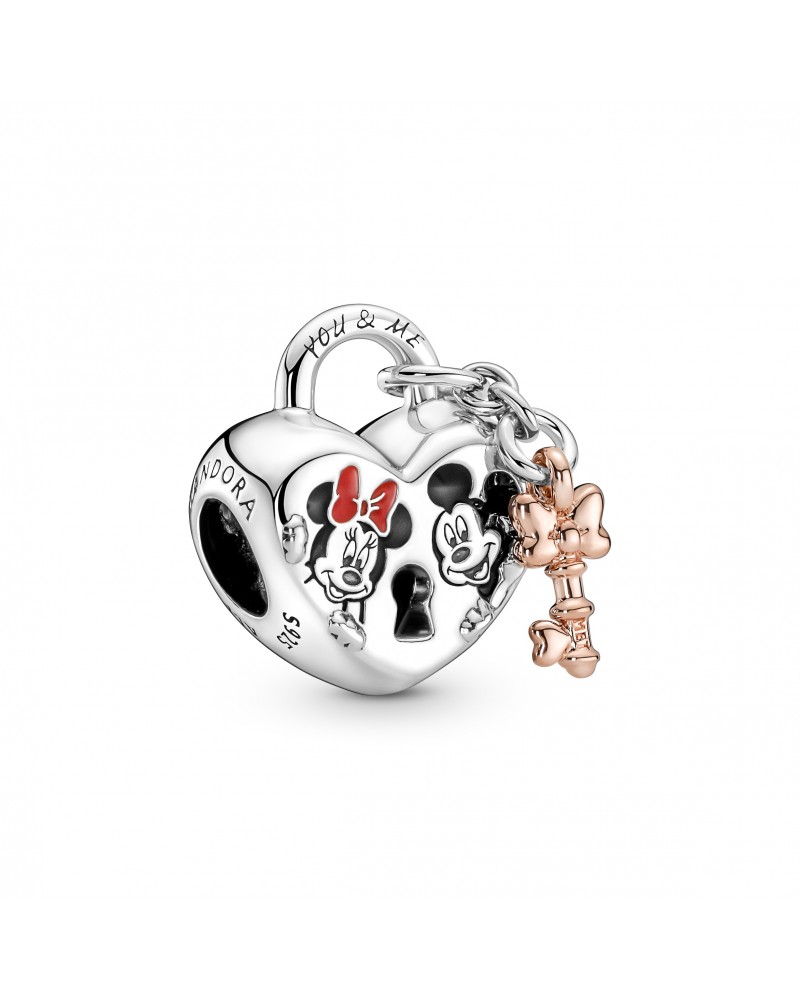 Disney, charm Lucchetto d'Amore Mickey Mouse & Minnie