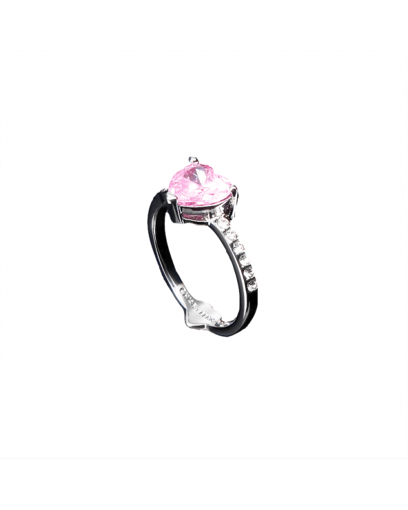 First Love Ring Silver and Pink