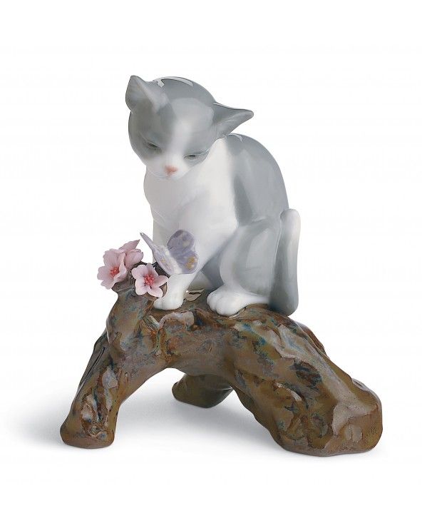 Figurina Stagione fiorita - Gatto