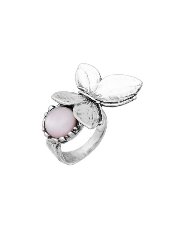 Pink Butterfly Big Ring