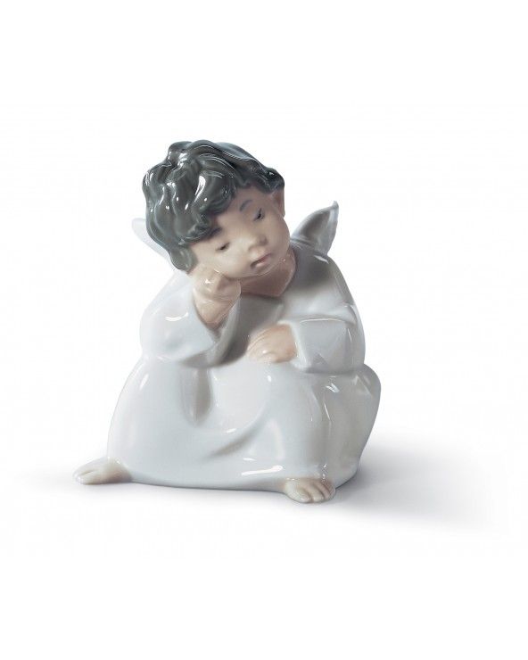 Figurina Angioletto che medita