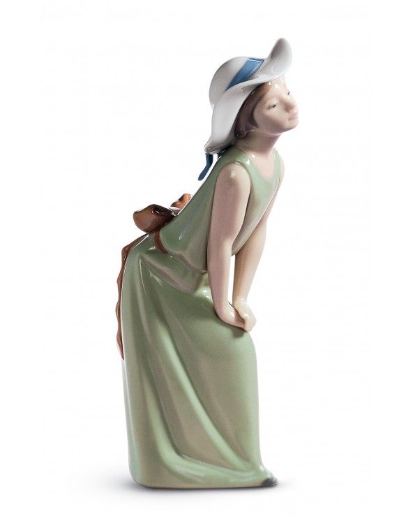 Figurina Bimba con cappello