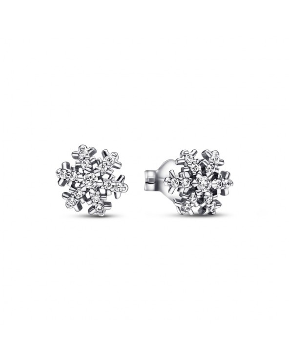 Pandora Sparkling Snowflake Stud Earrings
