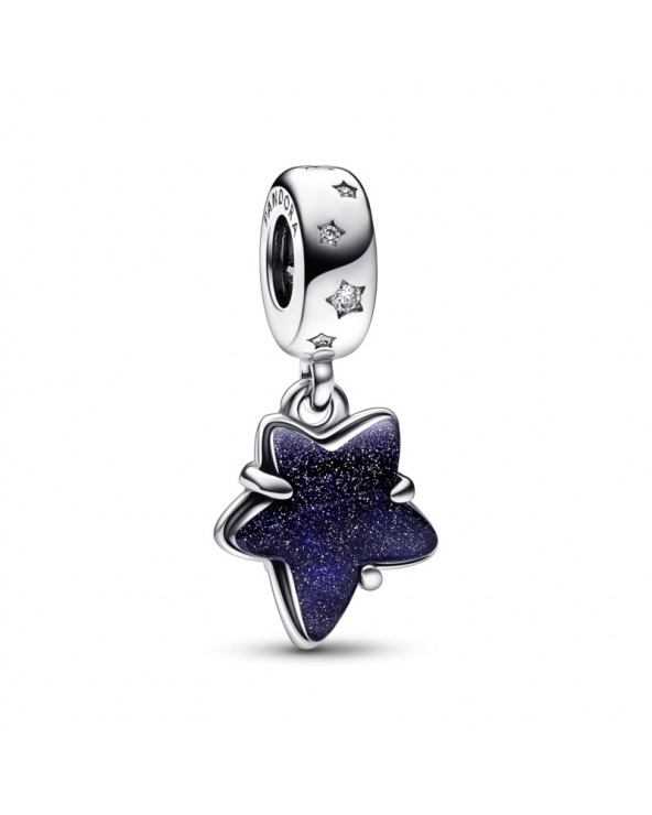 Pandora Celestial Galaxy Star Murano Dangle Charm