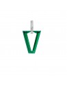 Valentina Ferragni Single earring uali metallic green