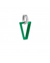 Valentina Ferragni Single earring uali metallic green
