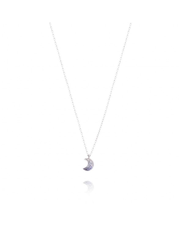 Facco Gioielli Moon necklace with zircons