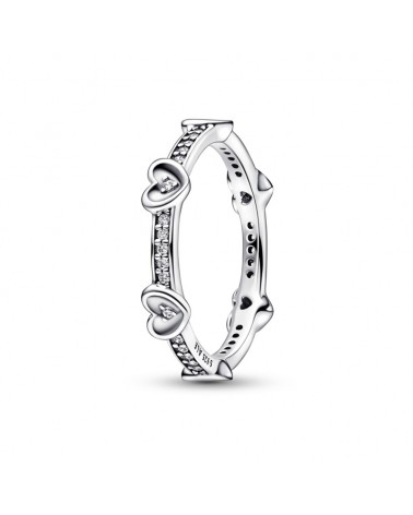 Pandora Radiant Sparkling Hearts Ring