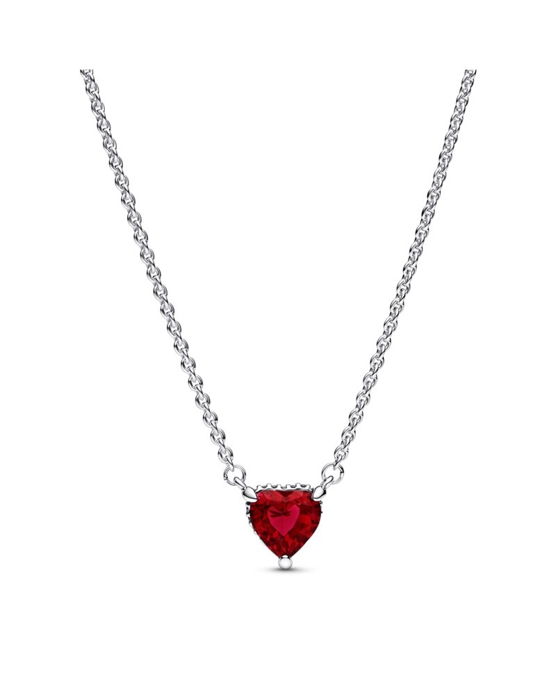 Pandora Sparkling Heart Halo Pendant Collier Necklace