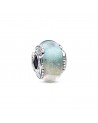 Pandora Feather charm with multicolored Murano glass