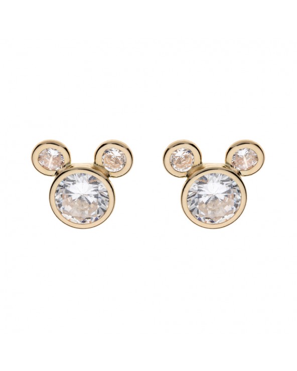 Disney Mickey Mouse Earrings for Girl - White