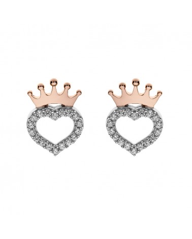 Disney Princess Earrings for Girl - White