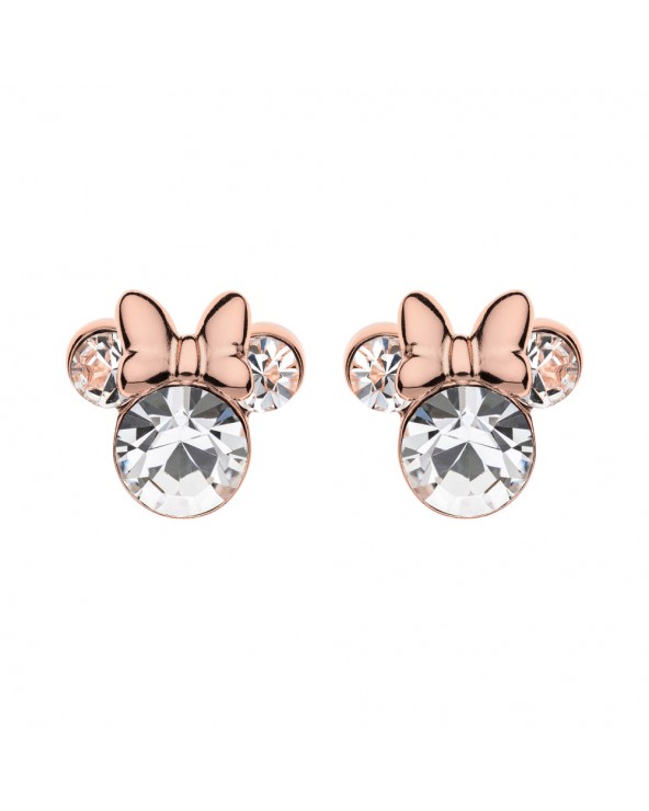 Disney Minnie Mouse Earrings for Girl - White