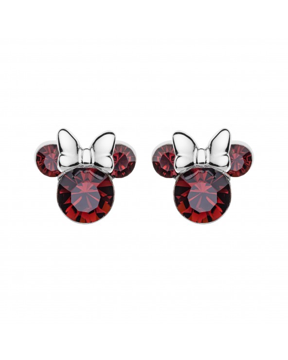 Disney Minnie Mouse Earrings for Girl - Red
