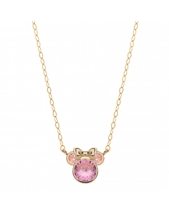 Disney Minnie Mouse Necklace for Girl - Pink