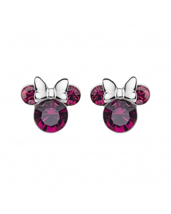Disney Minnie Mouse Earrings for Girl - Violet