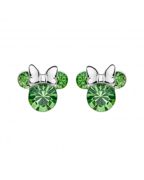 Disney Minnie Mouse Earrings for Girl - Green