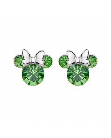 Disney Minnie Mouse Earrings for Girl - Green