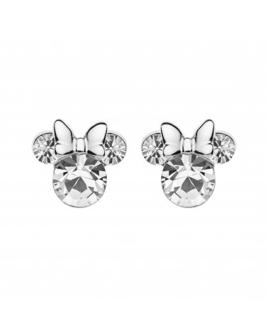 Disney Minnie Mouse Earrings for Girl - White