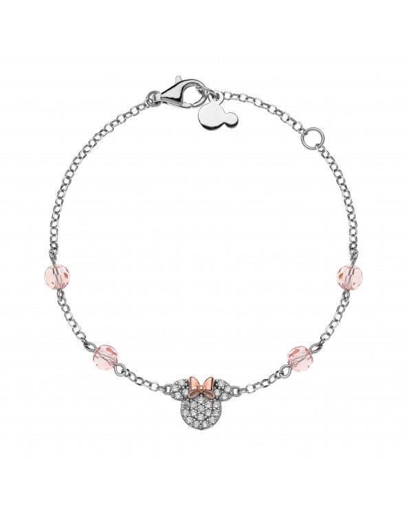Disney Minnie Mouse Bracelet for Girl - White and Pink