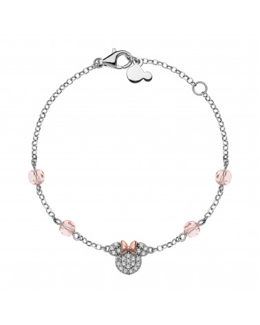 Disney Minnie Mouse Bracelet for Girl - White and Pink